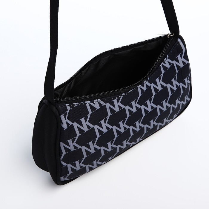 Сумка женская багет из текстиля, Nazamok, 23х13х5 см. Сумка женская багет из текстиля, Nazamok, 23х13х5 см.