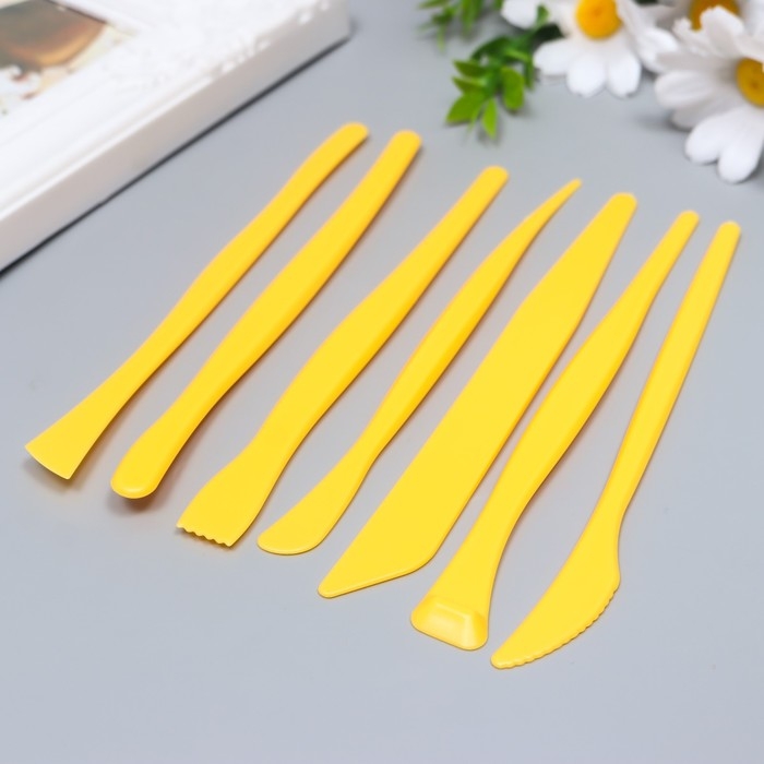 Инструменты для моделирования и придания формы набор 7 шт пластик Инструменты для моделирования и придания формы набор 7 шт пластик