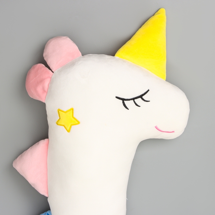 Мягкая игрушка «Единорог», 105 см, цвет белый