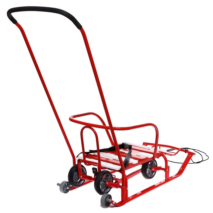 Санки «Тимка 5 универсал», цвет алый Санки «Тимка 5 универсал», цвет алый