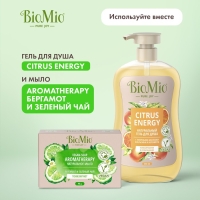 Туалетное мыло BioMio BIO-SOAP Бергамот и зеленый чай, 90 г