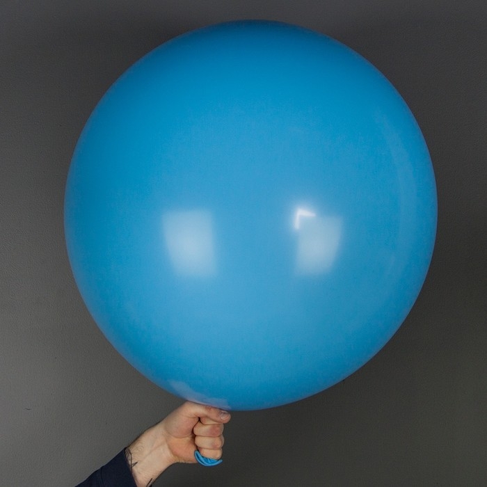 Шар латексный 36 Шар латексный 36", пастель, 1 шт., голубой