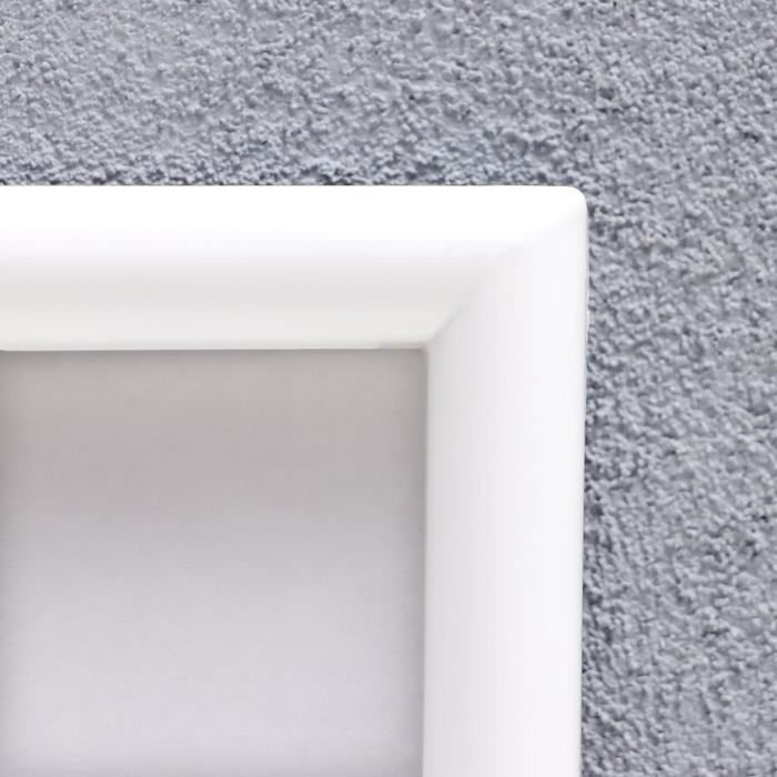 Фоторамка пластик L-4 21х30 см, белый(пластиковый экран)