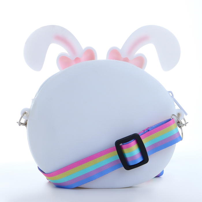 Сумка детская на молнии «Выбражулька», цвет белый