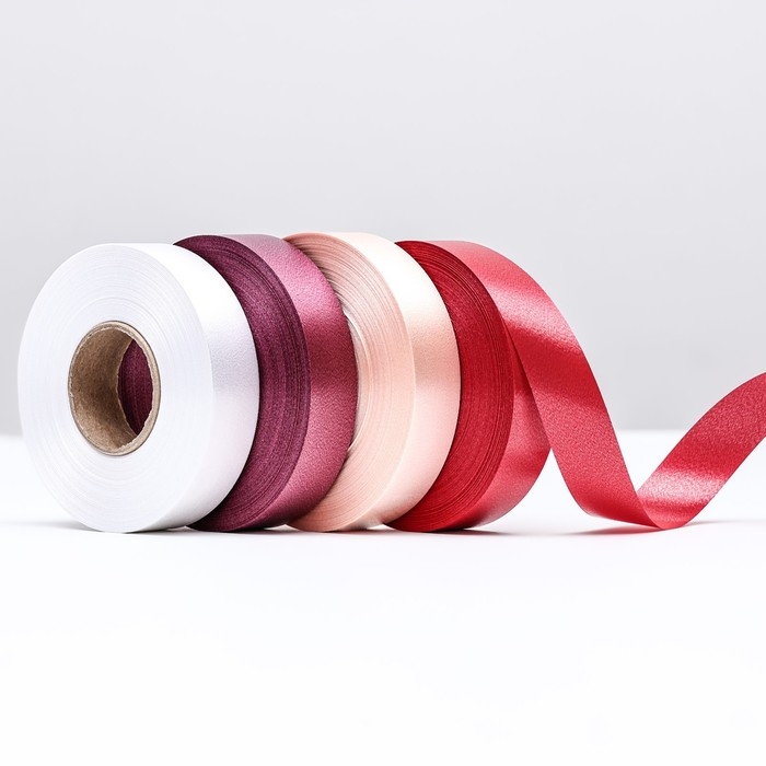 Лента для декора и подарков, 2 см х 45 м, МИКС Лента для декора и подарков, 2 см х 45 м, МИКС