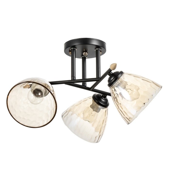 Люстра Люстра "Шарлин" 3хЕ27 40Вт черный 48х48х26 см BayerLux