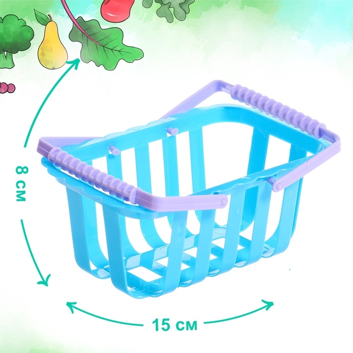 Игрушечная продуктовая корзина «Магазинчик»