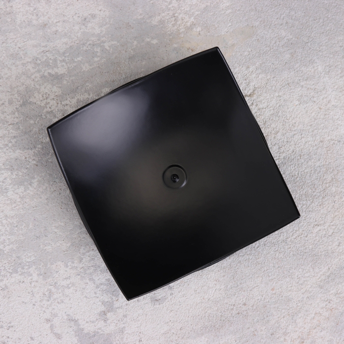 Подсвечник "Кварта" металл на 1 свечу, 7х2,7 см, черный