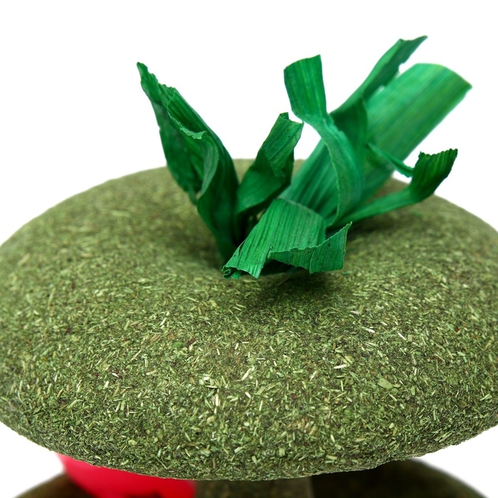 Игрушка для кошек из прессованной кошачьей мяты  Игрушка для кошек из прессованной кошачьей мяты "Неваляшка"