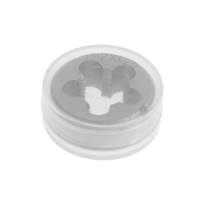 Плашка метрическая ТУНДРА, М12 х 1.25 мм Плашка метрическая ТУНДРА, М12 х 1.25 мм