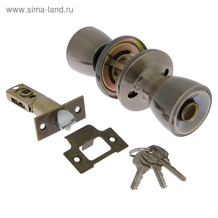 Защелка 1203, с ключом, цвет бронза Защелка 1203, с ключом, цвет бронза