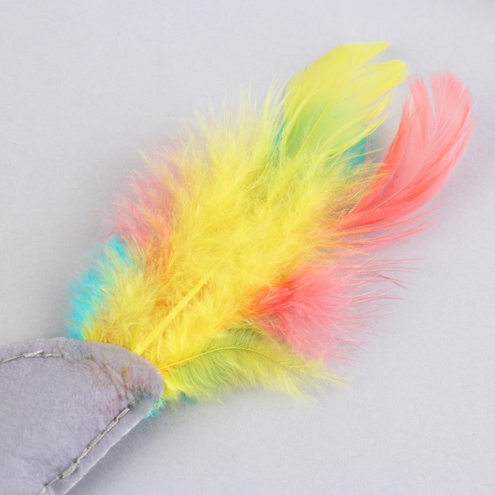 Дразнилка из фетра «Мышка», 7,8х3,1 см Дразнилка из фетра «Мышка», 7,8х3,1 см