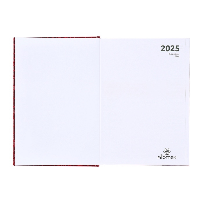 Ежедневник датированный 2025 года, deVENTE. Flag, Attomex. Arkona, твердая обложка бумвинил с поролоном, ляссе, блок 70 г/м2, красный Ежедневник датированный 2025 года, deVENTE. Flag, Attomex. Arkona, твердая обложка бумвинил с поролоном, ляссе, блок 70 г/м2, красный