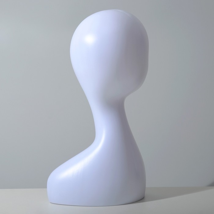 Бюст для украшений, оборот, 23&times;14&times;40, цвет белый