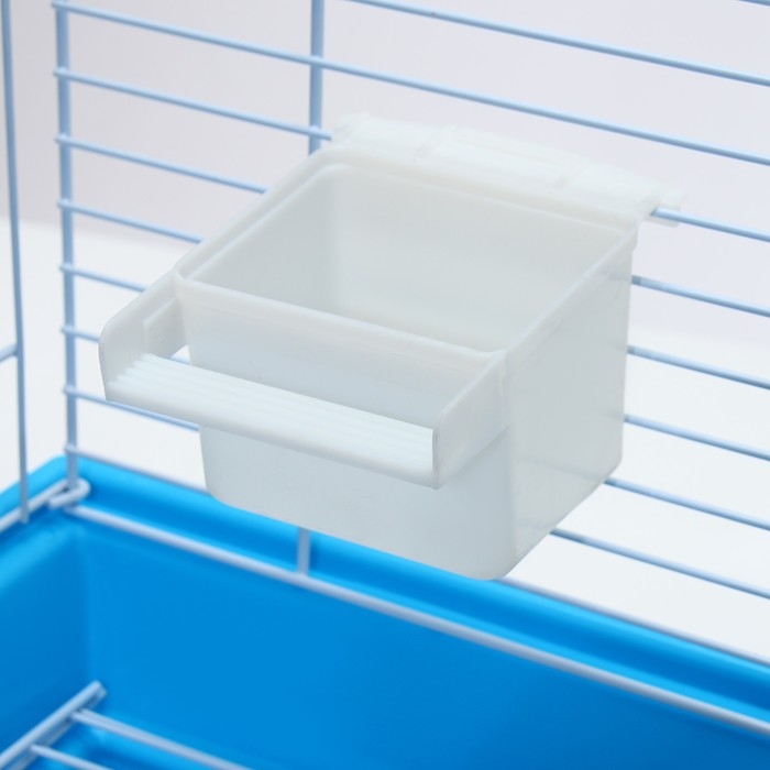 Клетка для птиц Bd-3/1o, раскрывающаяся крыша, 47,5 х 37 х 70 см, голубая Клетка для птиц Bd-3/1o, раскрывающаяся крыша, 47,5 х 37 х 70 см, голубая