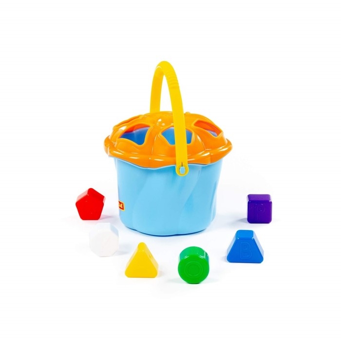 Сортер «Ведро сюрприз», цвет голубой, 6 элементов Сортер «Ведро сюрприз», цвет голубой, 6 элементов