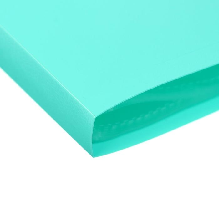 Папка с 30 вкладышами А4, 500 мкм, Calligrata, 15 мм, мятная Папка с 30 вкладышами А4, 500 мкм, Calligrata, 15 мм, мятная