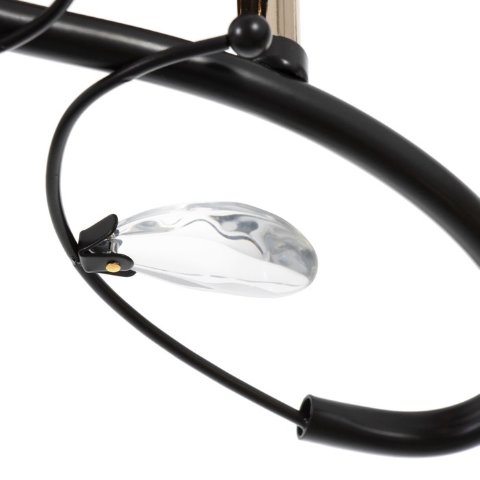 Люстра Люстра "Рони" 2хЕ27 40Вт черный 50х20х23см BayerLux