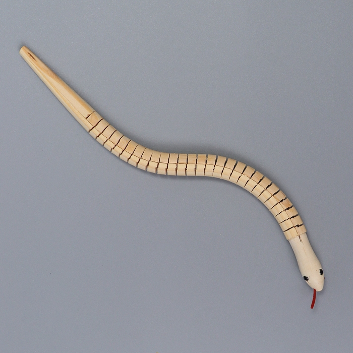 Новый год! Деревянная игрушка «Змея», 30 × 1,6 × 1,6 см