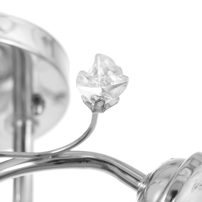 Люстра потолочная Дебра 3х40Вт Е27 Хром 46x46x22 см Люстра потолочная Дебра 3х40Вт Е27 Хром 46x46x22 см