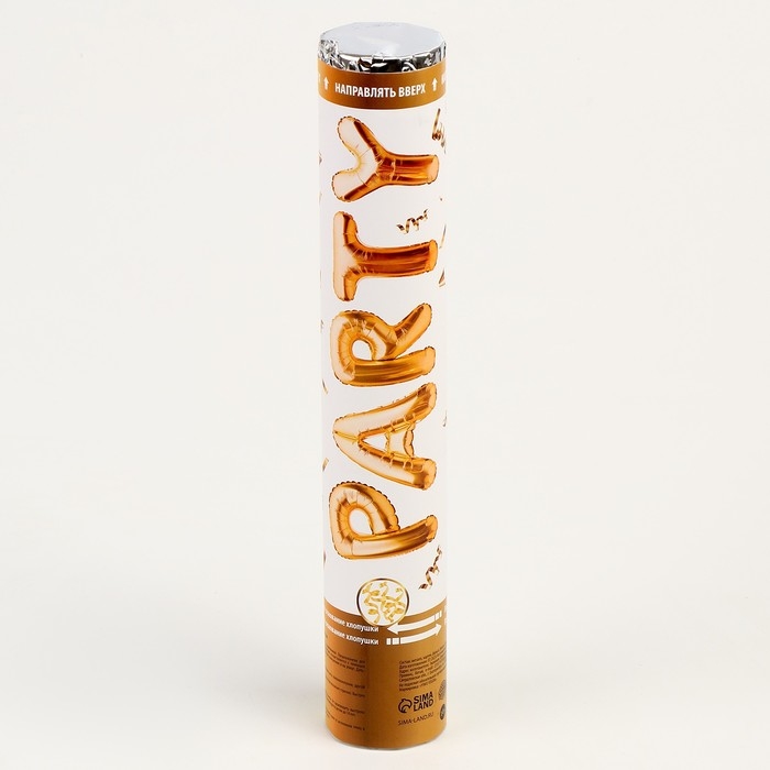 Хлопушка пневматическая Хлопушка пневматическая "Party" 30см