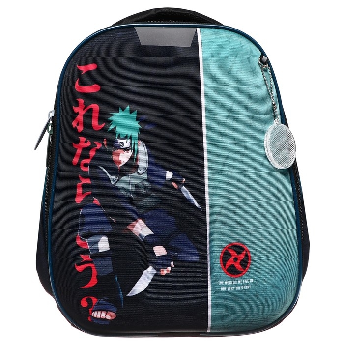 Рюкзак каркасный школьный, 37 х 28 х 19 см, Calligrata Вольт  Рюкзак каркасный школьный, 37 х 28 х 19 см, Calligrata Вольт "Аниме боец"