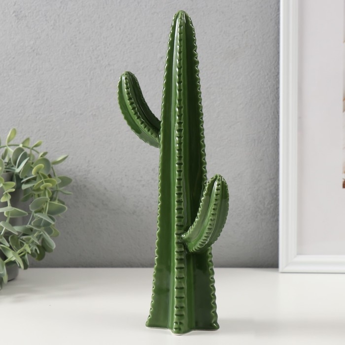 Сувенир керамика  Сувенир керамика "Кактус Цереус" МИКС 6,3х12,5х27 см