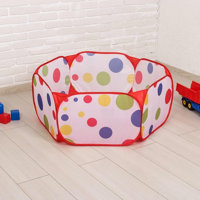 Манеж-сухой бассейн для шариков  Манеж-сухой бассейн для шариков "Шарики", размер:100 см, h=37 см