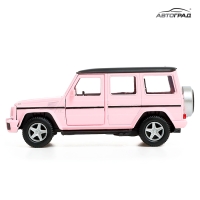 Машина металлическая MERCEDES-BENZ G63 AMG, 1:32, инерция, цвет матовый розовый