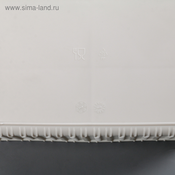 Органайзер «Вязание», 5 секций, цвет белый ротанг