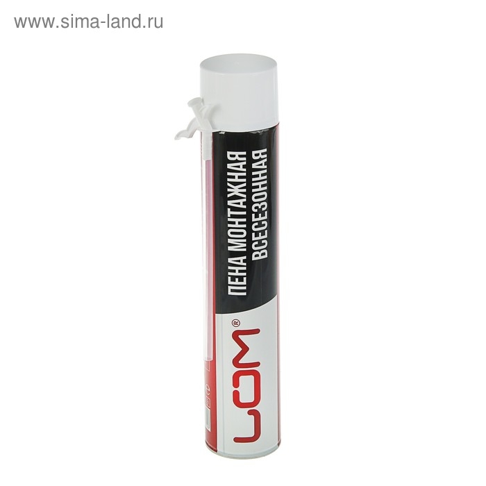 Пена монтажная ЛОМ, адаптерная, всесезонная, 750 мл Пена монтажная ЛОМ, адаптерная, всесезонная, 750 мл