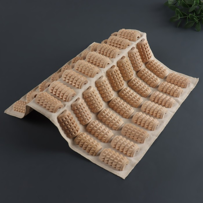 Массажёр «Коврик», 28,5 × 33,5 см, деревянный Массажёр «Коврик», 28,5 × 33,5 см, деревянный