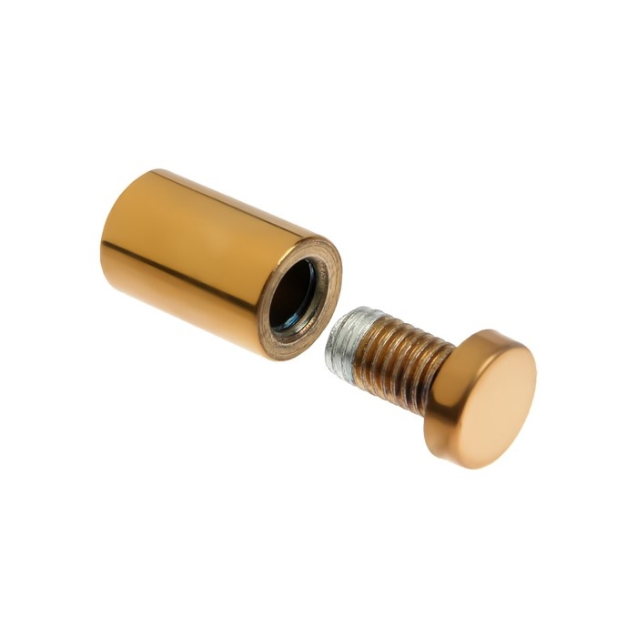 Дистанционный держатель для табличек, 16х30 мм, цвет золото,набор 6 шт. Дистанционный держатель для табличек, 16х30 мм, цвет золото,набор 6 шт.