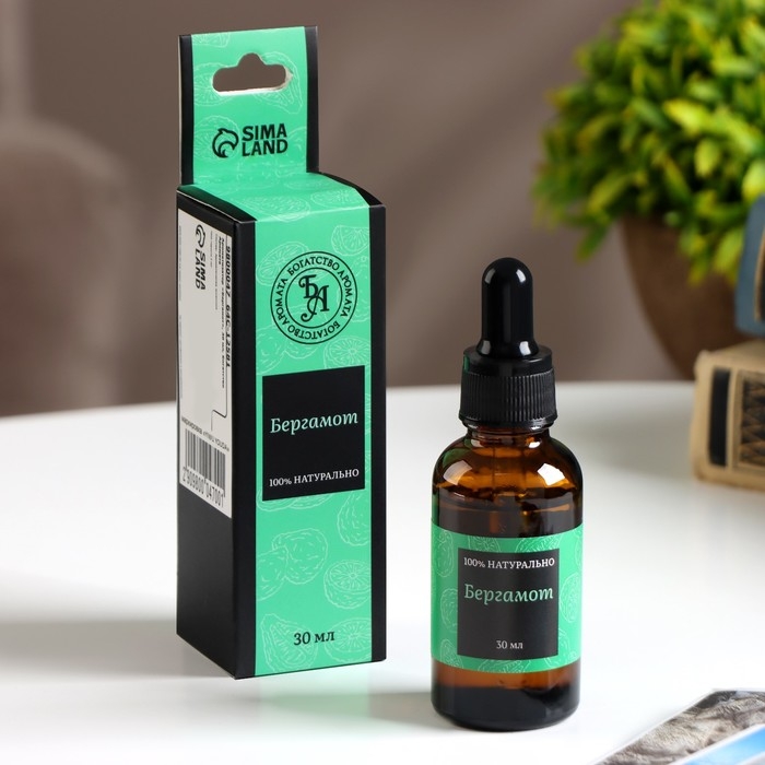 Аромамасло Аромамасло "Бергамот", 30 мл, Богатство Аромата