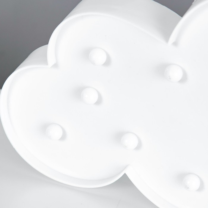 Ночник Ночник "Облачко" 11хLED батарейки 2хАА МИКС 29х3х18 см RISALUX