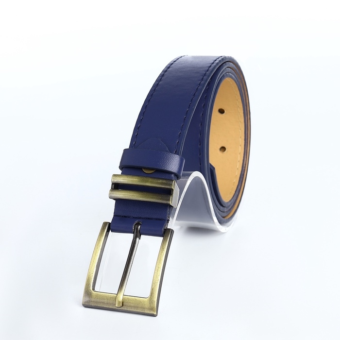 Ремень женский, ширина 2,5 см, винт, цвет синий Ремень женский, ширина 2,5 см, винт, цвет синий