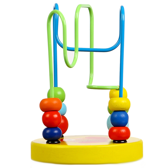 Серпантинка-лабиринт с пластиковыми бусинами «Крабик» Серпантинка-лабиринт с пластиковыми бусинами «Крабик»