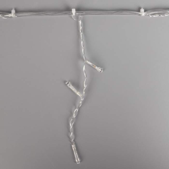 Гирлянда «Бахрома-арка» 1 × 1 м, IP20, прозрачная нить, 126 LED, свечение тёплое белое, 8 режимов, 220 В Гирлянда «Бахрома-арка» 1 × 1 м, IP20, прозрачная нить, 126 LED, свечение тёплое белое, 8 режимов, 220 В