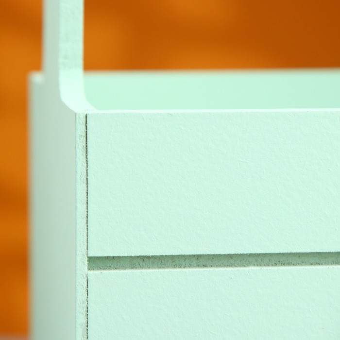 Ящик - кашпо деревянный 25х15х30  Ящик - кашпо деревянный 25х15х30 "Любимой Маме" Оливковый