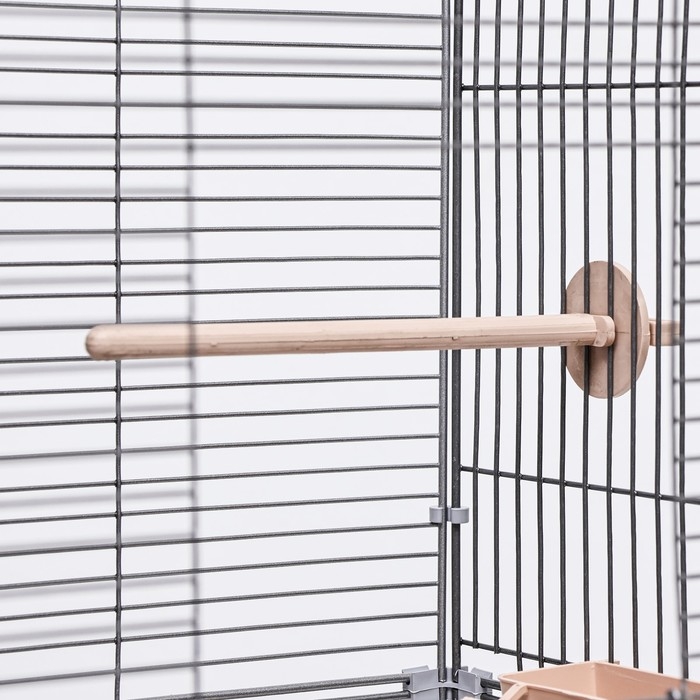 Клетка для птиц Клетка для птиц "Пижон" №101-Б, разборная, 42 х 30 х 65см (укомплект.) бежевая