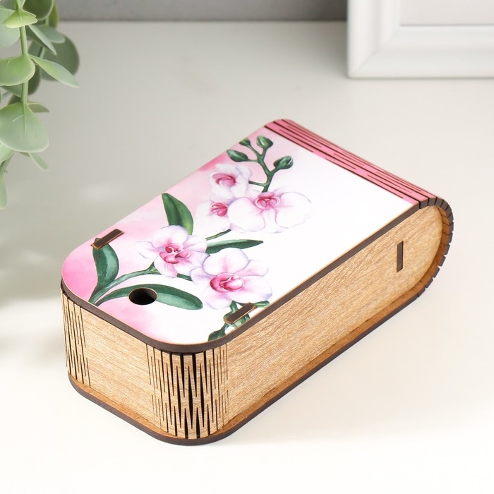 Шкатулка  Шкатулка "Орхидея" 13х7х4 см