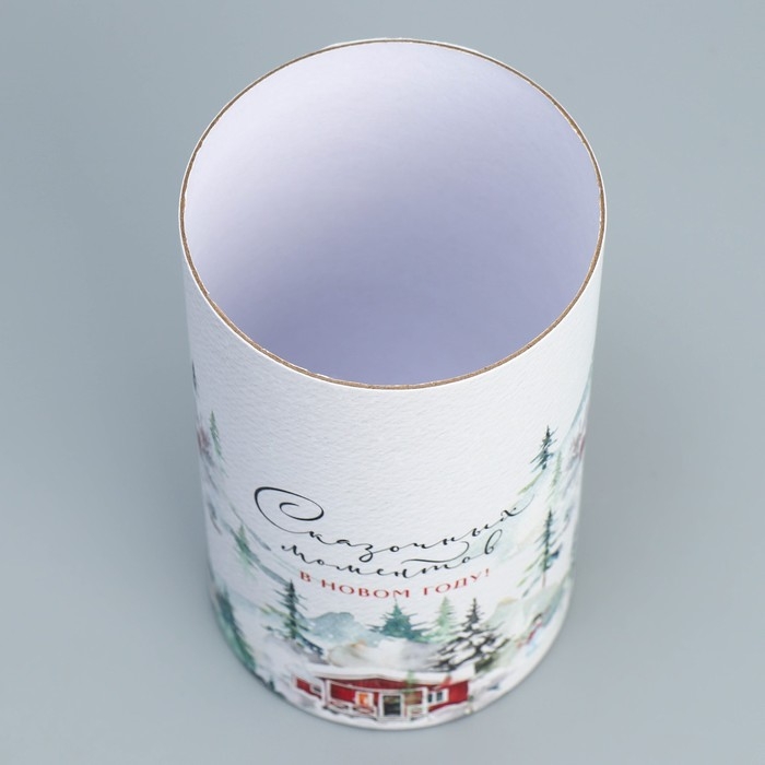 Коробка подарочная «Сказочных моментов в новом году», 8 х 14.5 см, Новый год Коробка подарочная «Сказочных моментов в новом году», 8 х 14.5 см, Новый год