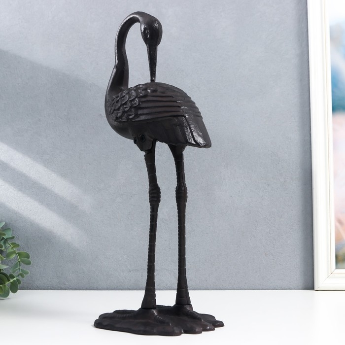 Сувенир чугун Сувенир чугун "Цапля" 40х20х15 см