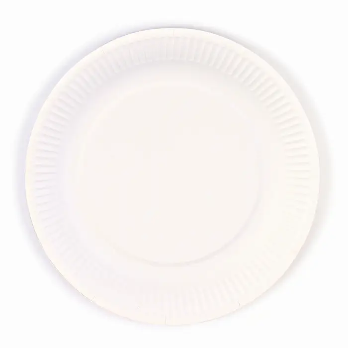 Тарелка одноразовая бумажная «Пионы»