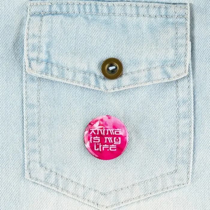 Значок металлический закатной «Милые анимешки», d=2.5 cм, МИКС