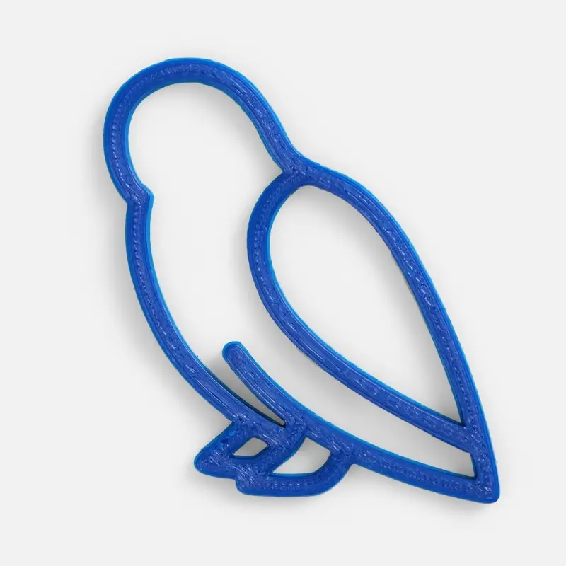 Подвеска &laquo;Сова&raquo;, 3D-печать, синяя