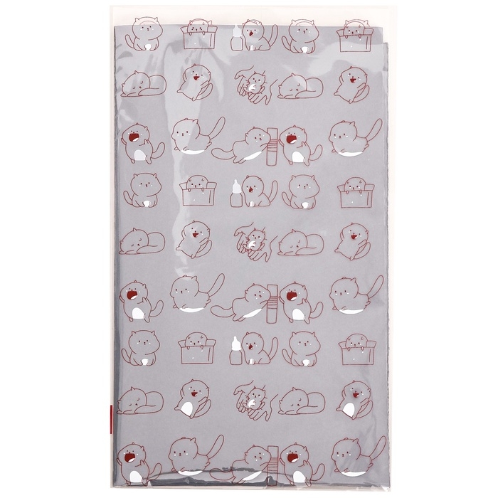 Пакет фасовочный БОПП, Пакет фасовочный БОПП, "Котики" 20*35 см набор 50 шт