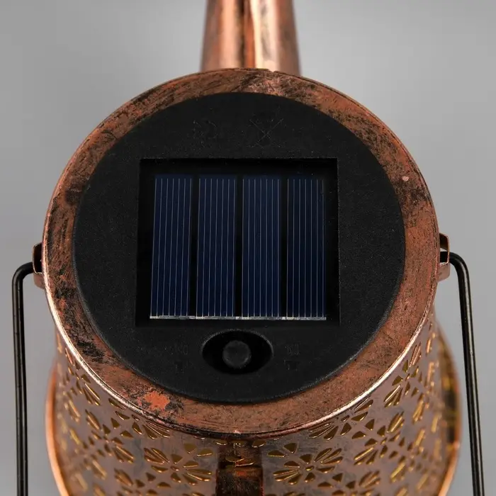 Садовый светильник на солнечной батарее &laquo;Лейка&raquo;, 27&times;17&times;11 см, 55 LED, свечение тёплое белое