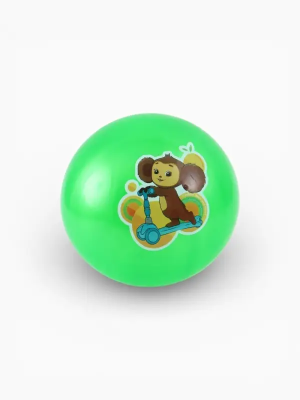 Мяч детский 22 см, 60 г, Чебурашка, МИКС