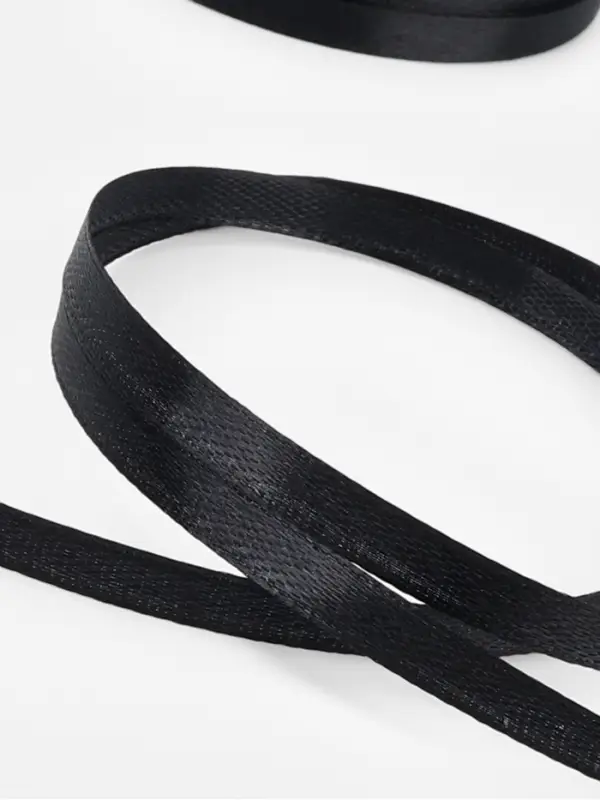 Лента атласная, 6 мм × 23 ± 1 м, цвет чёрный №39 Лента атласная, 6 мм × 23 ± 1 м, цвет чёрный №39